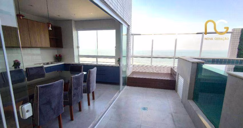 Cobertura Duplex com Piscina e Vista Mar - Alto Padrão - 04 Dormitorios - 03 Vagas de Garagem - 50 mts da Praia - Vila Assunção/Praia Grande-SP