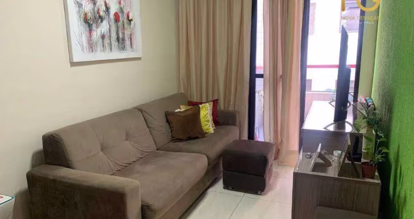 Apartamento com 2 dormitórios à venda, 75 m² por r$ 430.000,00 - tupi - praia grande/sp