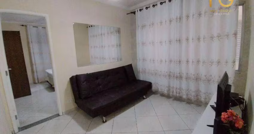 Apartamento com 1 dormitório à venda, 31 m² por r$ 240.000,00 - tupi - praia grande/sp