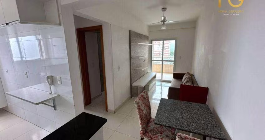 Apartamento com 1 dormitório à venda, 52 m² por R$ 340.000,00 - Vila Guilhermina - Praia Grande/SP