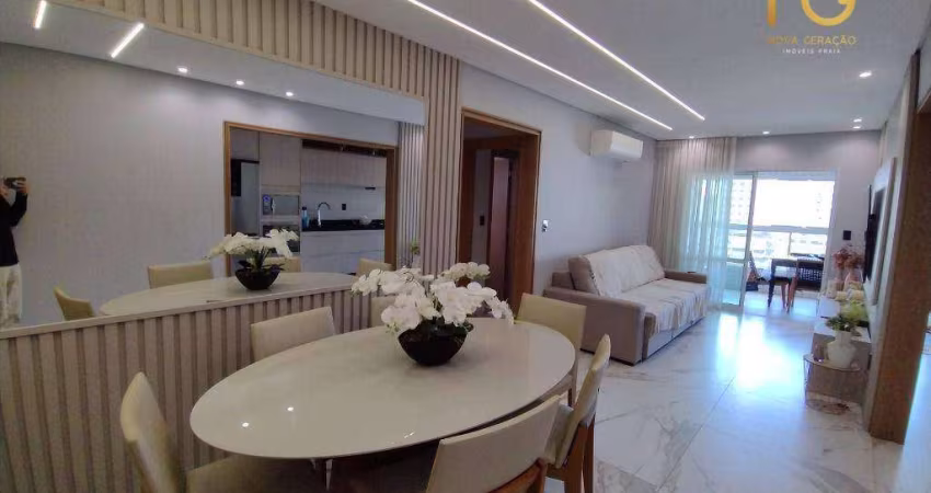 Apartamento com 2 dormitórios à venda, 81 m² por R$ 910.000,00 - Aviação - Praia Grande/SP