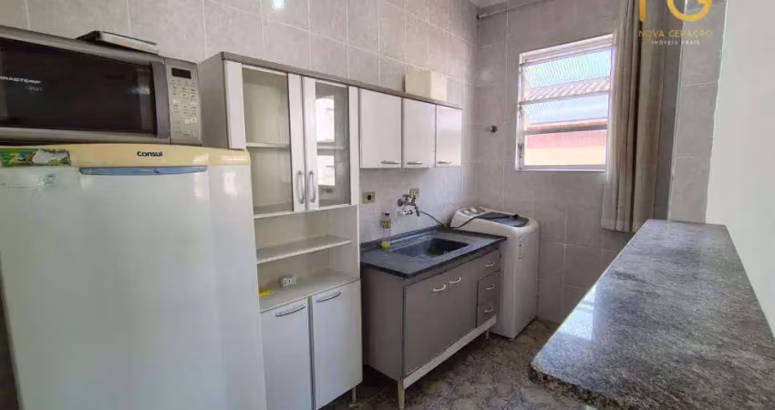 Kitnet com 1 dormitório à venda, 33 m² por r$ 215.000,00 - boqueirão - praia grande/sp