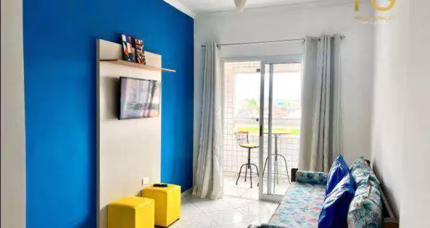 Apartamento com 1 dormitório à venda, 44 m² por r$ 245.000,00 - vila são paulo - mongaguá/sp