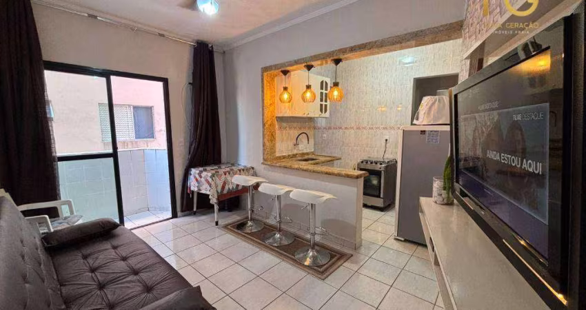 Apartamento com 1 dormitório à venda, 40 m² por R$ 265.000,00 - Tupi - Praia Grande/SP
