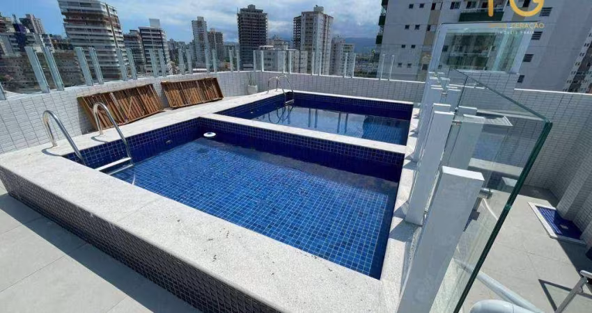 Apartamento com 1 dormitório à venda, 54 m² por R$ 340.000,00 - Vila Guilhermina - Praia Grande/SP