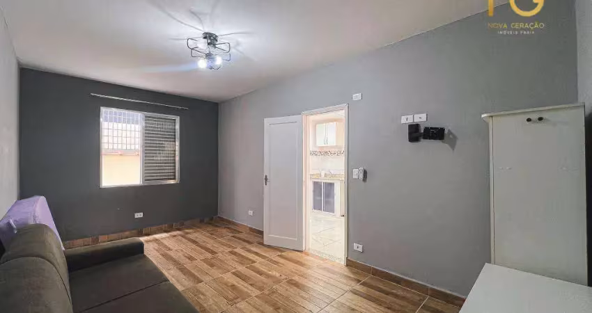 Apartamento com 1 dormitório à venda, 41 m² por r$ 210.000,00 - vila guilhermina - praia grande/sp