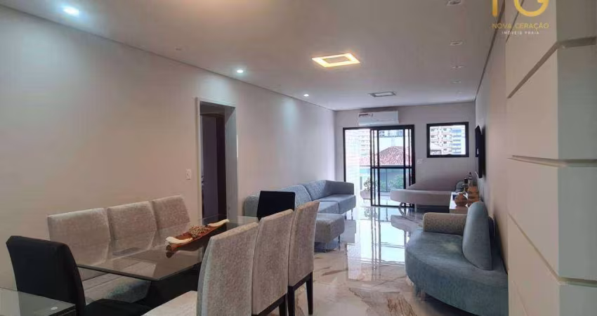 Apartamento com 3 dormitórios à venda, 153 m² por R$ 1.100.000,00 - Vila Guilhermina - Praia Grande/SP