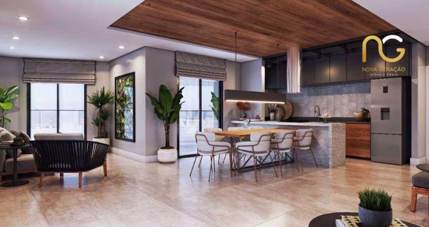 Apartamento com 2 dormitórios à venda, 71 m² por R$ 635.000,00 - Solemar - Praia Grande/SP