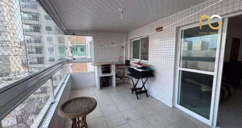 Apartamento com 1 dormitório à venda, 63 m² por r$ 390.000,00 - vila guilhermina - praia grande/sp