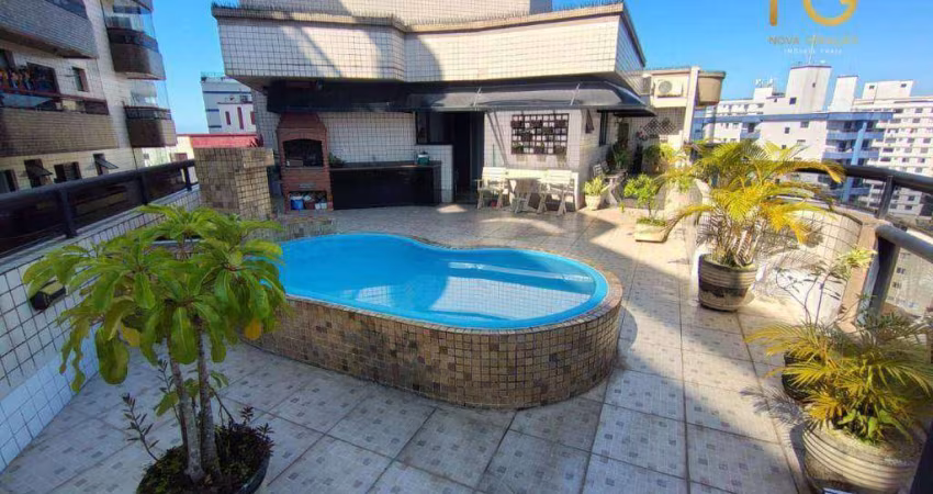 Cobertura com 2 dormitórios à venda, 145 m² por R$ 800.000,00 - Tupi - Praia Grande/SP
