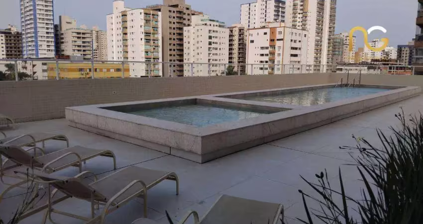 Apartamento  - predio de alto padrão - 01 dormitorio 01 suite - lazer completo - bairro vila tupi/praia grande-sp