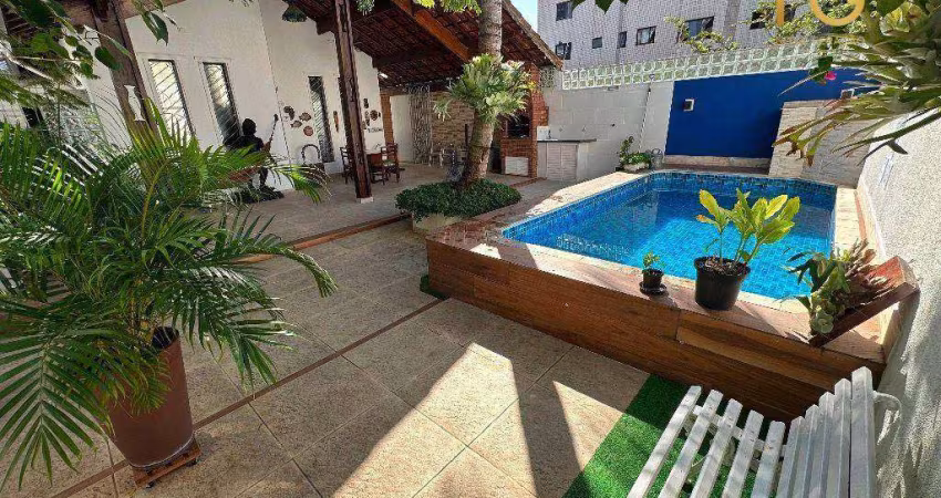 Sobrado com 3 dormitórios à venda, 203 m² por R$ 1.100.000,00 - Aviação - Praia Grande/SP