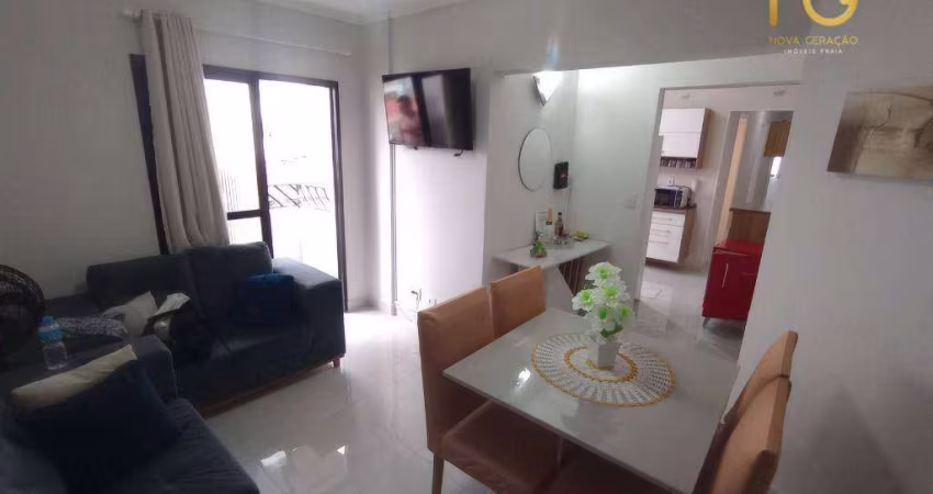 Apartamento com 2 dormitórios à venda, 64 m² por R$ 350.000,00 - Vila Guilhermina - Praia Grande/SP