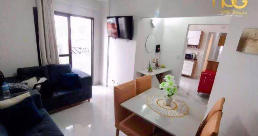 Apartamento com 2 dormitórios à venda, 64 m² por r$ 350.000,00 - vila guilhermina - praia grande/sp