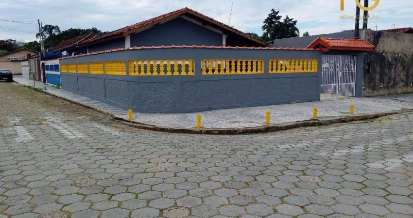 Casa com 2 dormitórios à venda, 90 m² por r$ 440.000,00 - maracana - praia grande/sp