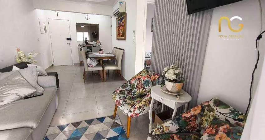 Apartamento com 2 dormitórios à venda, 64 m² por r$ 554.000,00 - vilamar - praia grande/sp