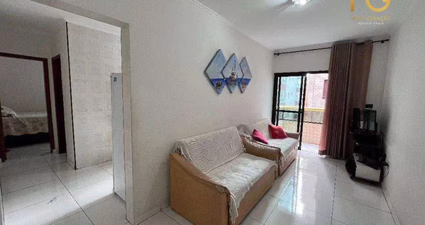 Apartamento com 1 dormitório à venda, 50 m² por r$ 270.000,00 - vila assunção - praia grande/sp