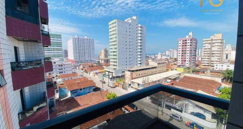 Apartamento com 2 dormitórios à venda, 70 m² por r$ 360.000,00 - vila assunção - praia grande/sp