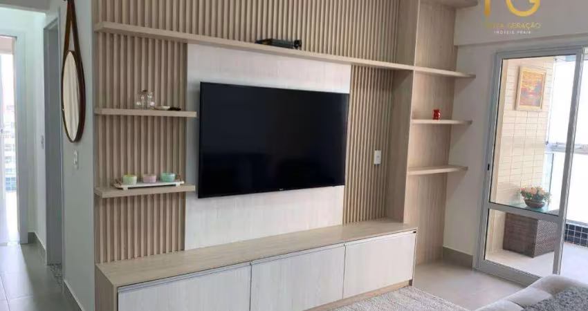 Apartamento com 2 dormitórios à venda, 86 m² por r$ 910.000,00 - aviação - praia grande/sp
