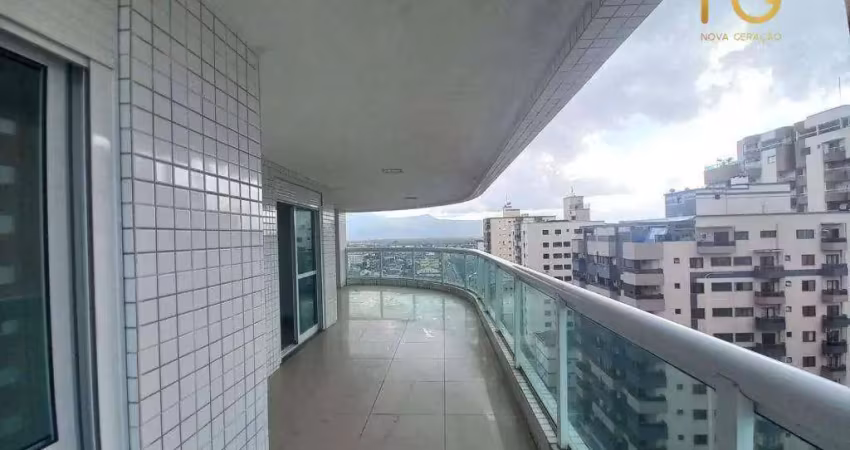 Apartamento com 3 dormitórios à venda, 172 m² por r$ 850.000,00 - tupi - praia grande/sp