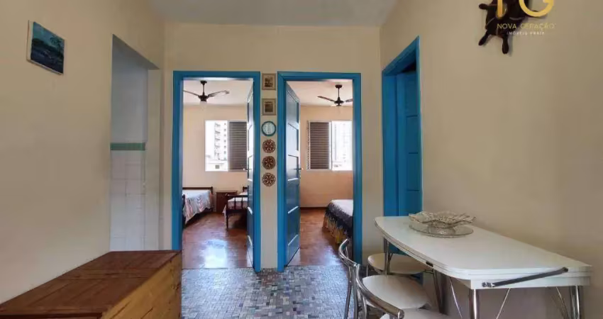 Apartamento com 2 dormitórios à venda, 41 m² por r$ 210.000,00 - vila guilhermina - praia grande/sp