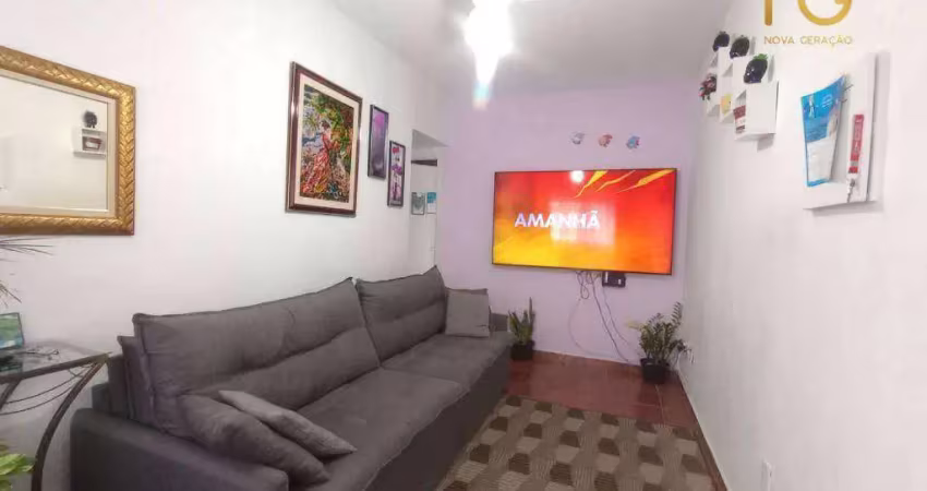 Apartamento com 2 dormitórios à venda, 49 m² por r$ 350.000,00 - ocian - praia grande/sp