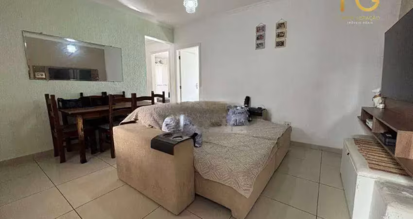 Apartamento com 2 dormitórios à venda, 60 m² por r$ 310.000,00 - canto do forte - praia grande/sp