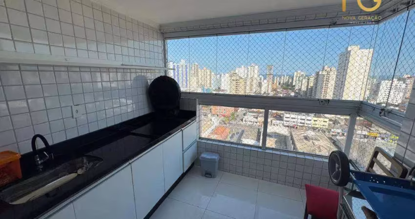 Apartamento com 2 dormitórios à venda, 72 m² por r$ 430.000,00 - tupi - praia grande/sp