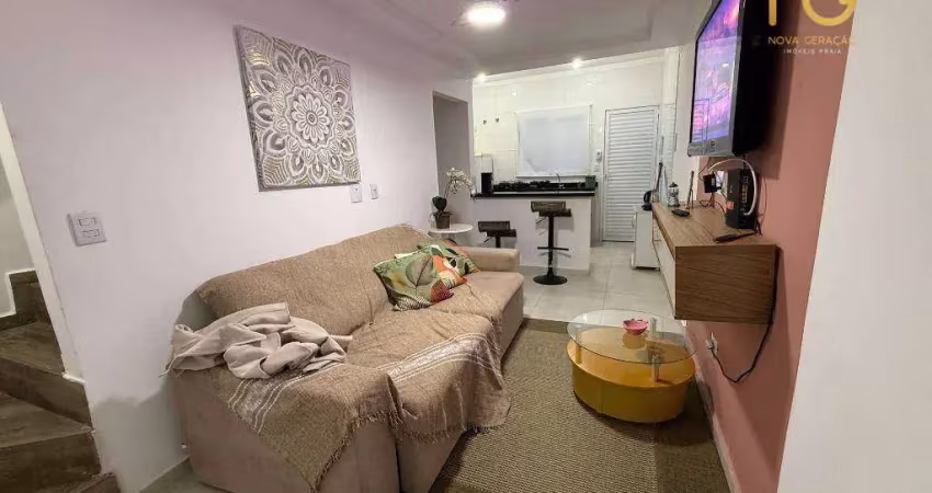 Casa com 2 dormitórios à venda, 62 m² por r$ 340.000,00 - maracanã - praia grande/sp