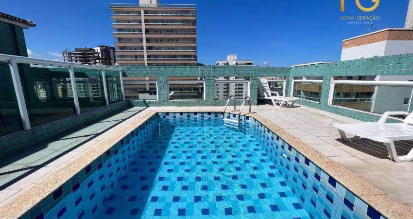 Apartamento com 1 dormitório à venda, 32 m² por r$ 285.000,00 - boqueirão - praia grande/sp