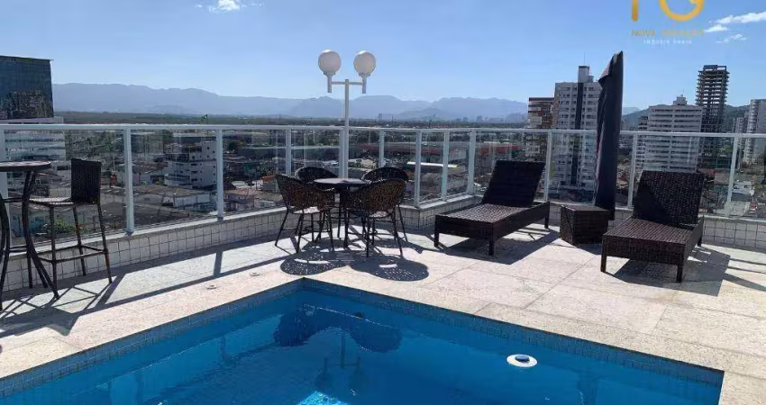 Apartamento com 2 dormitórios à venda, 67 m² por r$ 450.000,00 - vila guilhermina - praia grande/sp