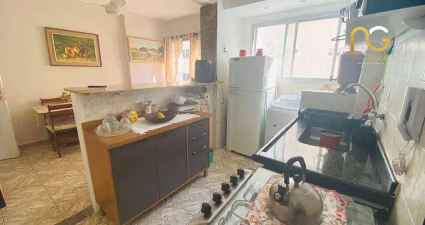 Apartamento com 1 dormitório à venda, 41 m² por r$ 268.000,00 - aviação - praia grande/sp