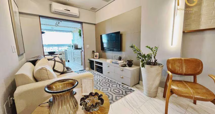 Apartamento à venda, 89 m² por r$ 700.000,00 - vilamar - praia grande/sp