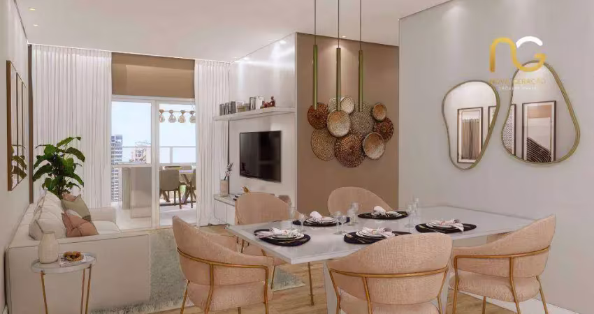 Apartamento com 2 dormitórios à venda, 79 m² por r$ 618.306,15 - caiçara - praia grande/sp