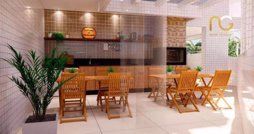 Apartamento com 3 dormitórios à venda, 102 m² por r$ 753.228,00 - vilamar - praia grande/sp