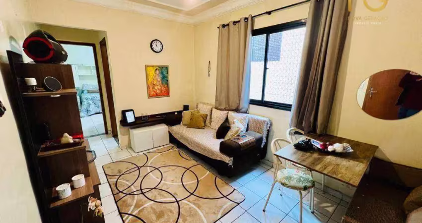 Apartamento com 1 dormitório à venda, 42 m² por r$ 265.000,00 - vila guilhermina - praia grande/sp