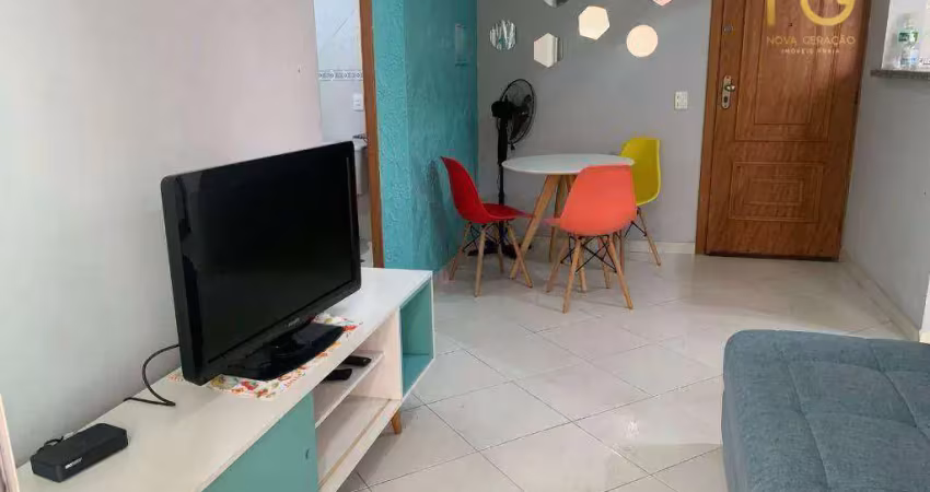 Apartamento com 1 dormitório à venda, 45 m² por r$ 330.000,00 - aviação - praia grande/sp