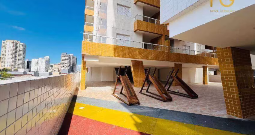 Apartamento com 2 dormitórios à venda, 51 m² por r$ 450.000,00 - boqueirão - praia grande/sp