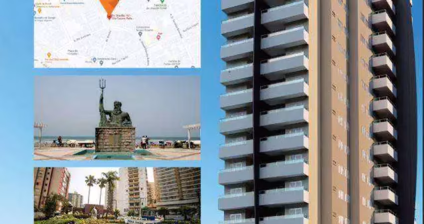 Apartamento com 1 dormitório à venda, 50 m² por r$ 175.000,00 - vilamar - praia grande/sp