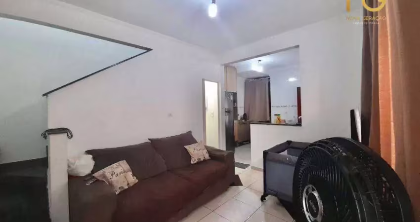 Sobrado com 2 dormitórios à venda, 62 m² por r$ 350.000,00 - mirim - praia grande/sp