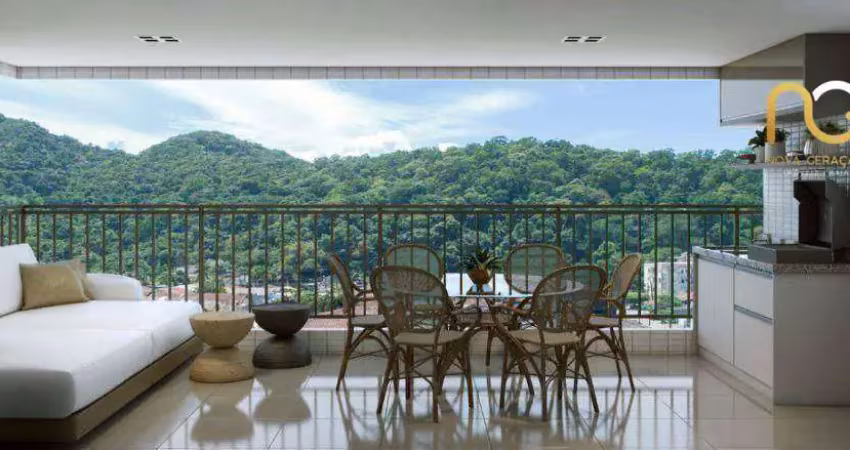 Apartamento com 3 dormitórios à venda, 105 m² por r$ 966.000,00 - canto do forte - praia grande/sp