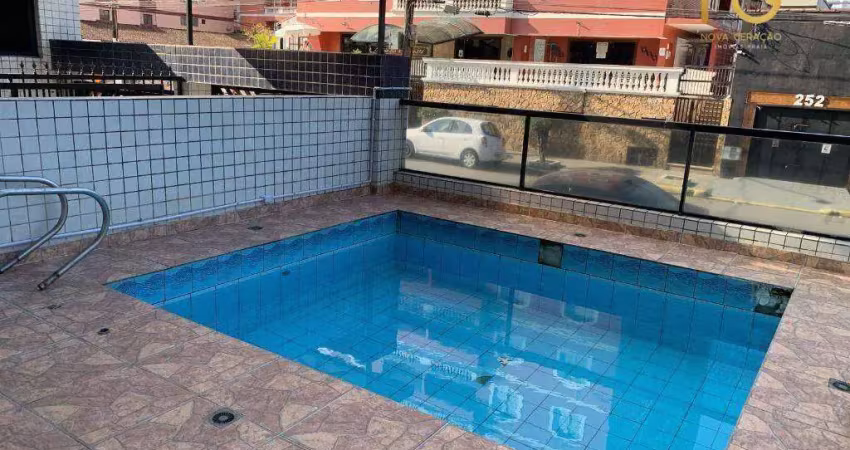 Apartamento com 1 dormitório à venda, 62 m² por r$ 309.000,00 - tupi - praia grande/sp