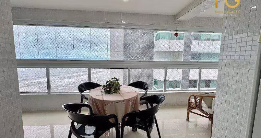 Apartamento com 2 dormitórios à venda, 82 m² por r$ 690.000,00 - balneário pires - praia grande/sp