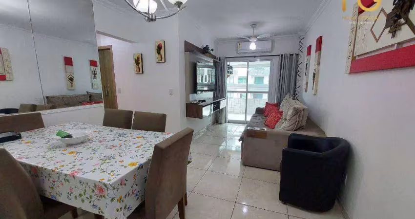 Apartamento com 2 dormitórios à venda, 70 m² por r$ 490.000,00 - vila guilhermina - praia grande/sp