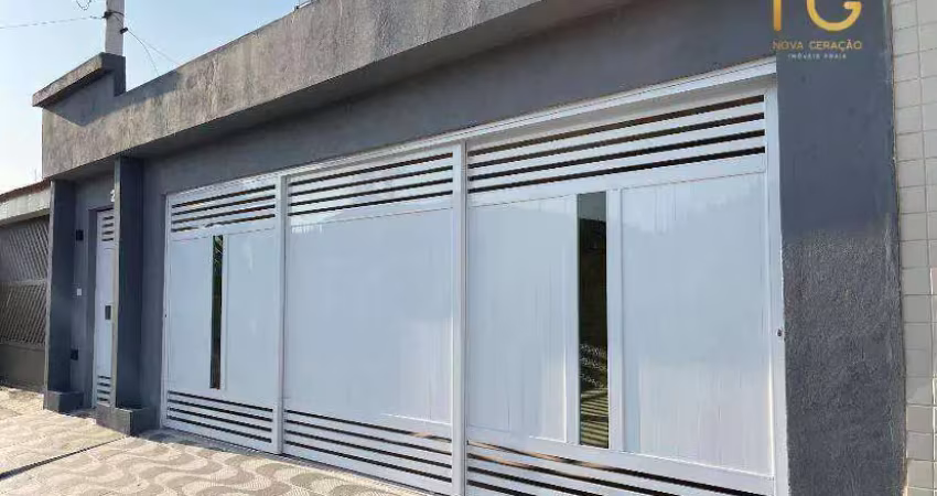 Casa com 3 dormitórios à venda, 100 m² por r$ 510.000,00 - vilamar - praia grande/sp