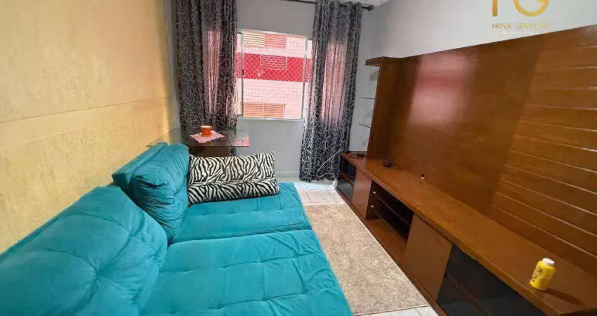 Apartamento com 1 dormitório à venda, 60 m² por r$ 265.000,00 - canto do forte - praia grande/sp