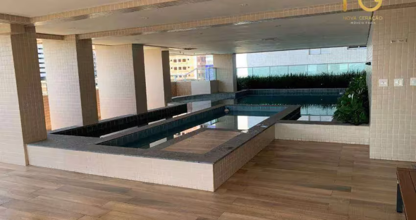 Apartamento com 3 dormitórios à venda, 95 m² por r$ 755.000,00 - aviação - praia grande/sp
