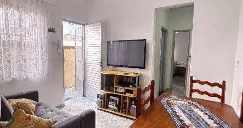 Kitnet com 1 dormitório à venda, 38 m² por r$ 179.000,00 - vila guilhermina - praia grande/sp