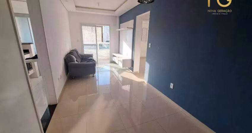 Apartamento com 2 dormitórios à venda, 58 m² por r$ 360.000,00 - vila guilhermina - praia grande/sp