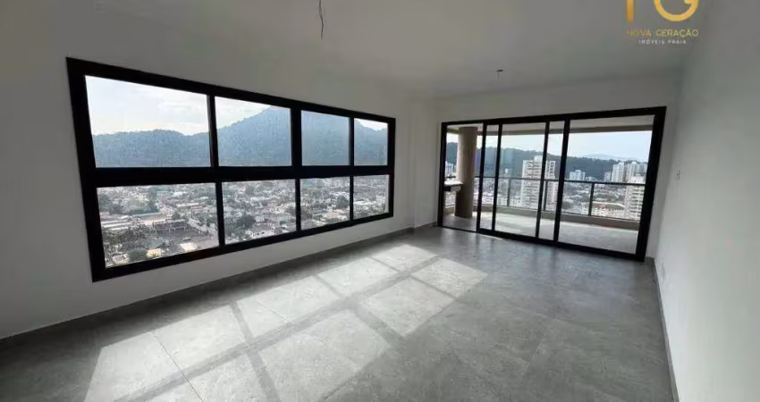 Apartamento com 3 dormitórios à venda, 132 m² por r$ 1.890.000,00 - canto do forte - praia grande/sp
